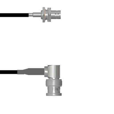 Q-0400D0003012i by Amphenol Custom Cable - CABLE ASSY BNC JK TO PLG RG174 12
