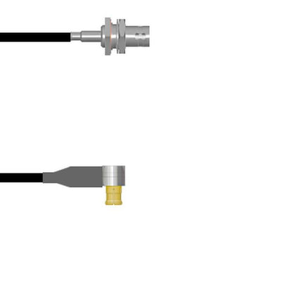 Q-0401A0003024i by Amphenol Custom Cable - CABLE ASY BNC-MCX J TO P RG174 24