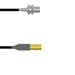 Q-0401J0003001M by Amphenol Custom Cable - CABLE ASSY BNC-MMCX JACK RG174 1M