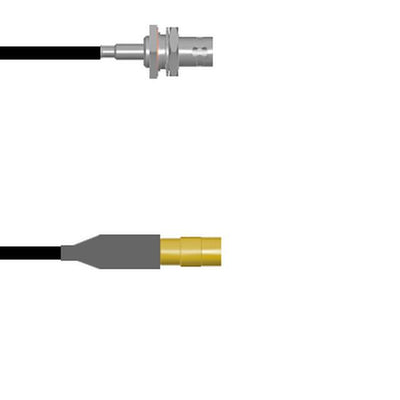 Q-0401J0003003i by Amphenol Custom Cable - CABLE ASSY BNC-MMCX JACK RG174 3