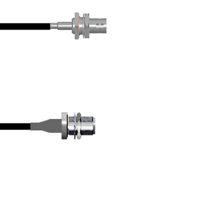 Q-0401T0003003i by Amphenol Custom Cable - CABLE ASSY BNC-N-TYP JACK RG174 3