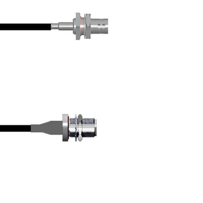 Q-0401T0003036i by Amphenol Custom Cable - CABLE ASSY BNC-N-TYP JCK RG174 36