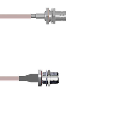 Q-0401T0005009i by Amphenol Custom Cable - CABLE ASSY BNC-N-TYP JACK RG316 9