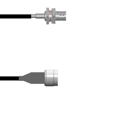 Q-0402I0003009i by Amphenol Custom Cable - CABLE ASSY BNC-N-TYPE J-P RG174 9