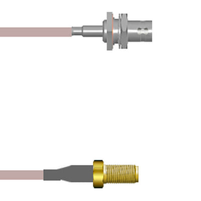 Q-0402V0005006F by Amphenol Custom Cable - BNC-SJB/SMA-SJ G316 6F