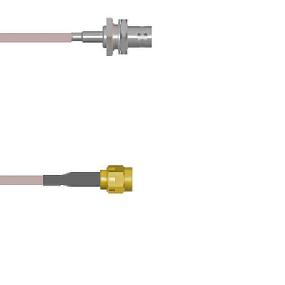 Q-0403B0005006i by Amphenol Custom Cable - CABLE ASY BNC-SMA J TO P RG316 6