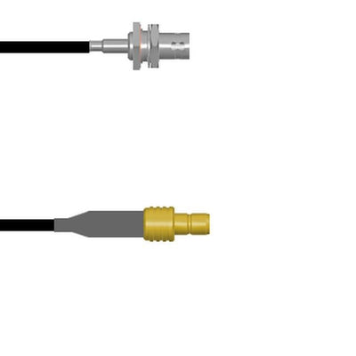 Q-0403L0003060i by Amphenol Custom Cable - CABLE ASSY BNC-SMB JACK RG174 5