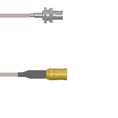 Q-0403W0005012i by Amphenol Custom Cable - CABLE ASY BNC-SMB J TO P RG316 12