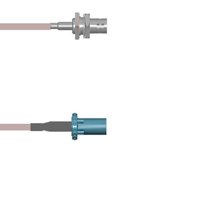 Q-0405A0005024i by Amphenol Custom Cable - CABLE ASSY BNC-FAKRA J-P RG316 24