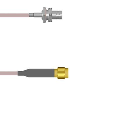 Q-040680005.25M by Amphenol Custom Cable - CABLE ASSY RP-SMA-BNC RG316 9.843