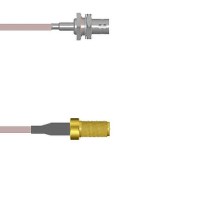 Q-040710005.25M by Amphenol Custom Cable - CB ASY RP-SMA-BNC J RG316 9.843