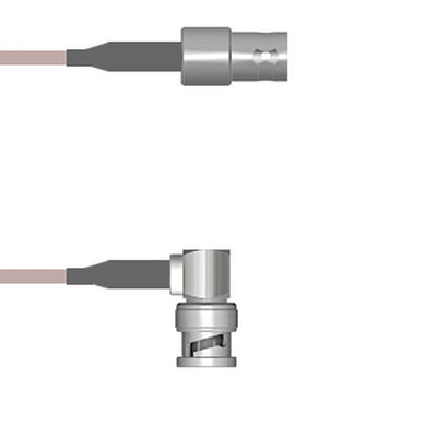 Q-0500H000S.25M by Amphenol Custom Cable - CABLE ASY BNC J TO P RG179 9.843