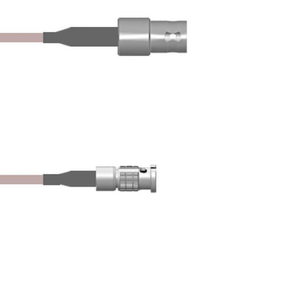 Q-0500W000S003i by Amphenol Custom Cable - CABLE ASSY BNC-HD-BNC J-P RG179 3