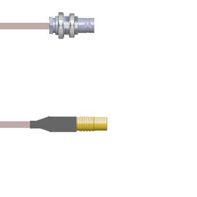 Q-07013000R084i by Amphenol Custom Cable - CABLE ASSY BNC-MCX JCK RG316 DB 7