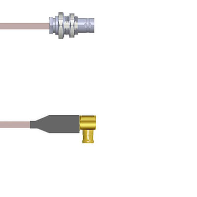 Q-07017000R003M by Amphenol Custom Cable - CABLE ASSY BNC-MCX J-P RG316 DB 3M