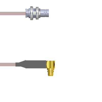 Q-0701O000R002M by Amphenol Custom Cable - CABLE ASSY BNC-MMCX RG316 DB 2M