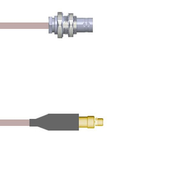 Q-0701R000R003M by Amphenol Custom Cable - CABLE ASSY BNC-MMCX RG316 DB 3M