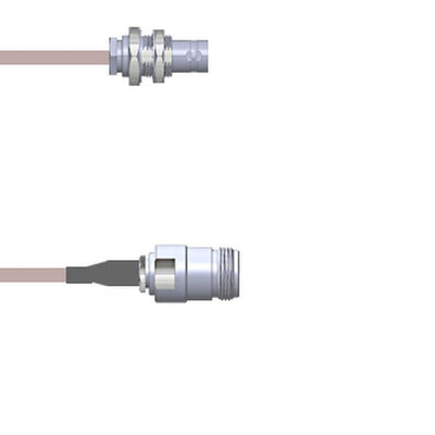 Q-0701V000R002M by Amphenol Custom Cable - CABLE ASY BNC-N-TYP JK RG316 DB 2M