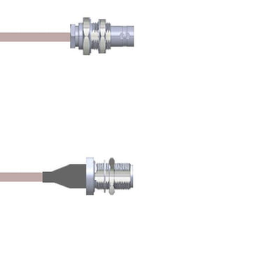 Q-07022000R048i by Amphenol Custom Cable - CABLE ASY BNC-N-TYP JK RG316 DB 4