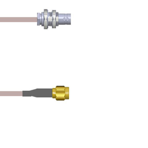 Q-0703C000R108i by Amphenol Custom Cable - CABLE ASSY BNC-SMA J-P RG316 DB 9