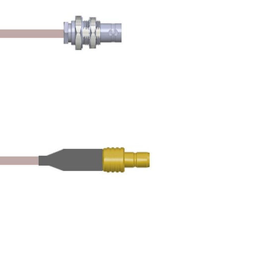 Q-0703N000R003M by Amphenol Custom Cable - CABLE ASSY BNC-SMB JCK RG316 DB 3M