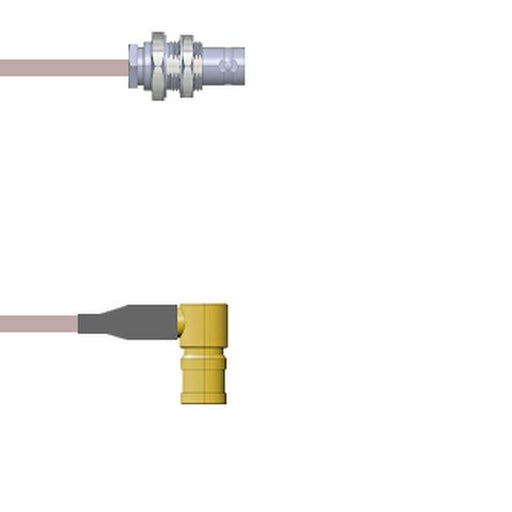 Q-0703T000R108i by Amphenol Custom Cable - CABLE ASSY BNC-SMB J-P RG316 DB 9