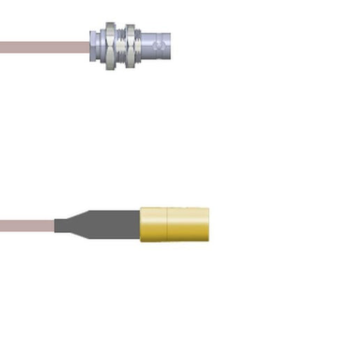 Q-0703Z000R072i by Amphenol Custom Cable - CABLE ASSY BNC-SMB J-P RG316 DB 6