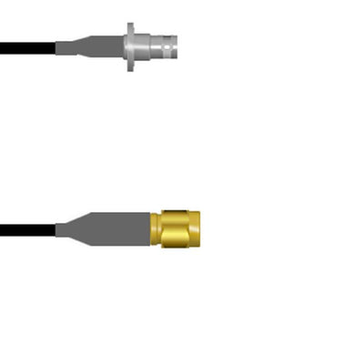 Q-080690008012i by Amphenol Custom Cable - CABLE ASSY RP-SMA-BNC P-J RG58 12