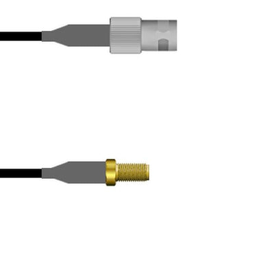Q-0902Z0008006i by Amphenol Custom Cable - CABLE ASSY BNC-SMA JACK RG58 6