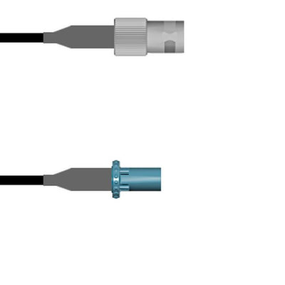 Q-0905B0008048i by Amphenol Custom Cable - CABLE ASY BNC-FAKRA J TO P RG58 4