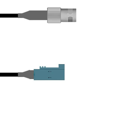 Q-0905F0008012i by Amphenol Custom Cable - CABLE ASSY BNC-FAKRA JACK RG58 12