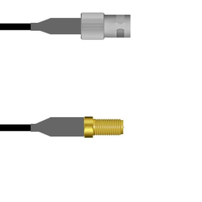 Q-0907200081.5M by Amphenol Custom Cable - CABLE ASSY RP-SMA-BNC JK RG58 1.5M
