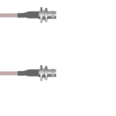 Q-0A00A000H002M by Amphenol Custom Cable - CABLE ASSY BNC JACK RG142 2M