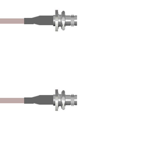 Q-0A00A000H002M by Amphenol Custom Cable - CABLE ASSY BNC JACK RG142 2M