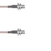 Q-0A00A000H002M by Amphenol Custom Cable - CABLE ASSY BNC JACK RG142 2M