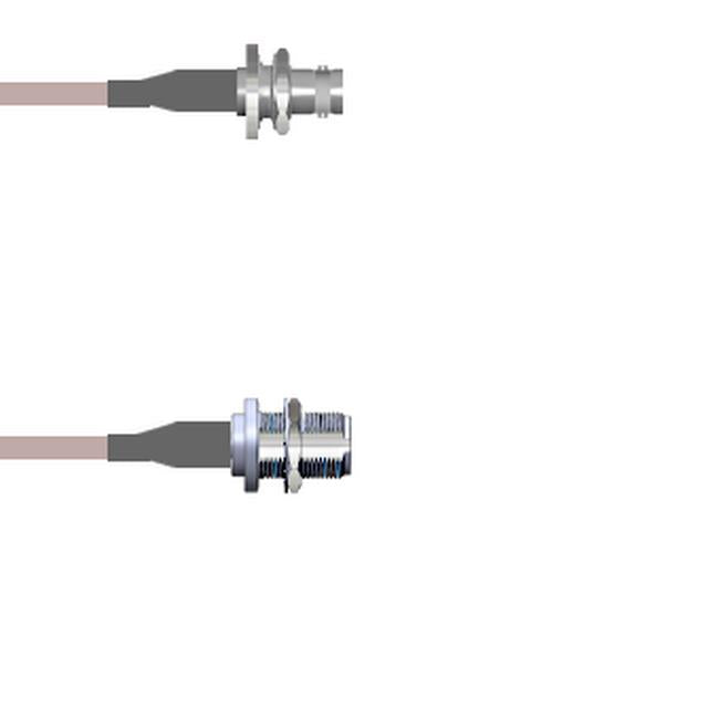 Q-0A025000H024i by Amphenol Custom Cable - CABLE ASSY BNC-N-TYP JCK RG142 24