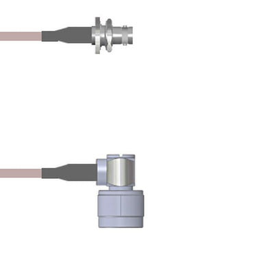 Q-0A02G000H018i by Amphenol Custom Cable - CABLE ASSY BNC-N-TYPE RG142 18