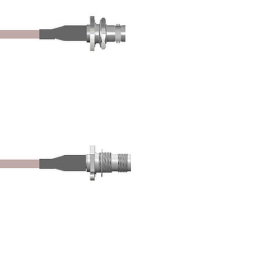 Q-0A04O000H.75M by Amphenol Custom Cable - CABLE ASSY BNC-TNC JK RG142 29.53