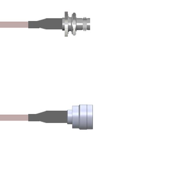 Q-0A056000H003M by Amphenol Custom Cable - CABLE ASY BNC-TNC J TO P RG142 3M