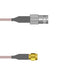 Q-0B03F000H003F by Amphenol Custom Cable - BNC-SJB/SMA-SP G142 3F