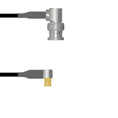 Q-0D01A0003024i by Amphenol Custom Cable - CABLE ASSY BNC-MCX PLUG RG174 24