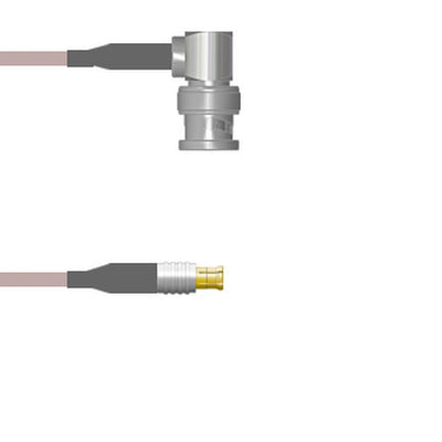 Q-0D01F0005.25M by Amphenol Custom Cable - CABLE ASSY BNC-MCX PL RG316 9.843