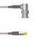 Q-0D01F0005001M by Amphenol Custom Cable - CABLE ASSY BNC-MCX PLUG RG316 1M