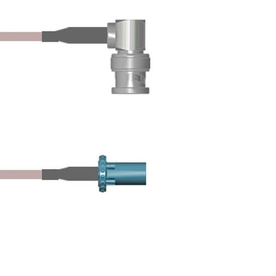 Q-0D05A0005.25M by Amphenol Custom Cable - CB ASY BNC-FAKRA PL RG316 9.843