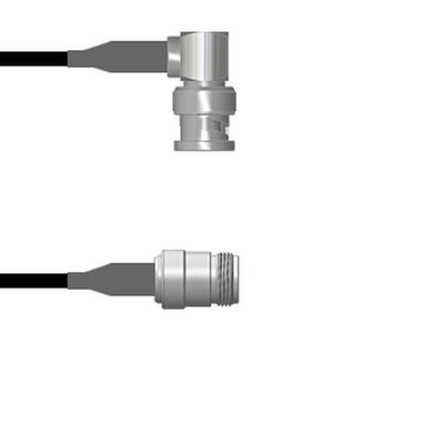 Q-0E01W0008.25M by Amphenol Custom Cable - CABLE ASSY BNC-N-TYPE RG58 9.843