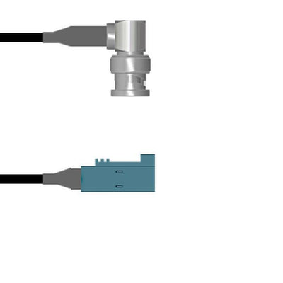 Q-0E05F0008024i by Amphenol Custom Cable - CABLE ASY BNC-FAKRA P-J RG58 24