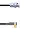 Q-0J01A0003.25M by Amphenol Custom Cable - CABLE ASSY BNC-MCX PL RG174 9.843