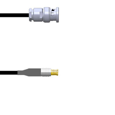 Q-0J01F0003009i by Amphenol Custom Cable - CABLE ASSY BNC-MCX PLUG RG174 9