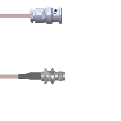 Q-0J04F0005003i by Amphenol Custom Cable - CABLE ASY BNC-TNC P-J RG316 3