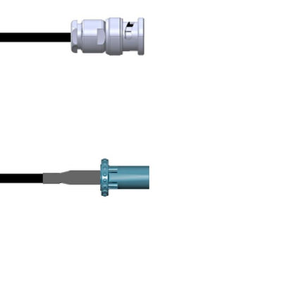 Q-0J05A0003006i by Amphenol Custom Cable - CABLE ASSY BNC-FAKRA PLUG RG174 6
